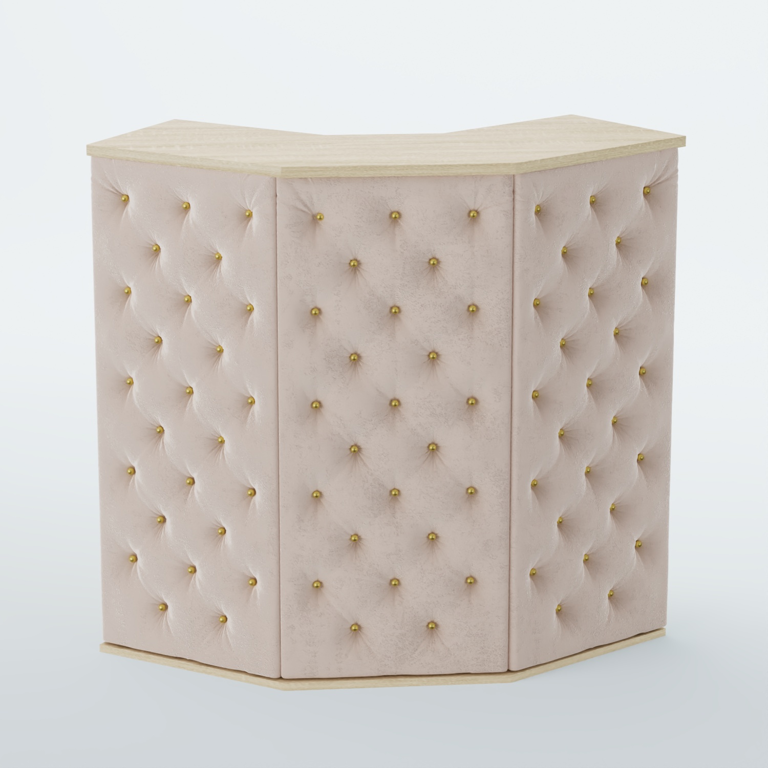 Ресепшен БАРОН №4 (карета золото) Дуб сонома + 02 Beige