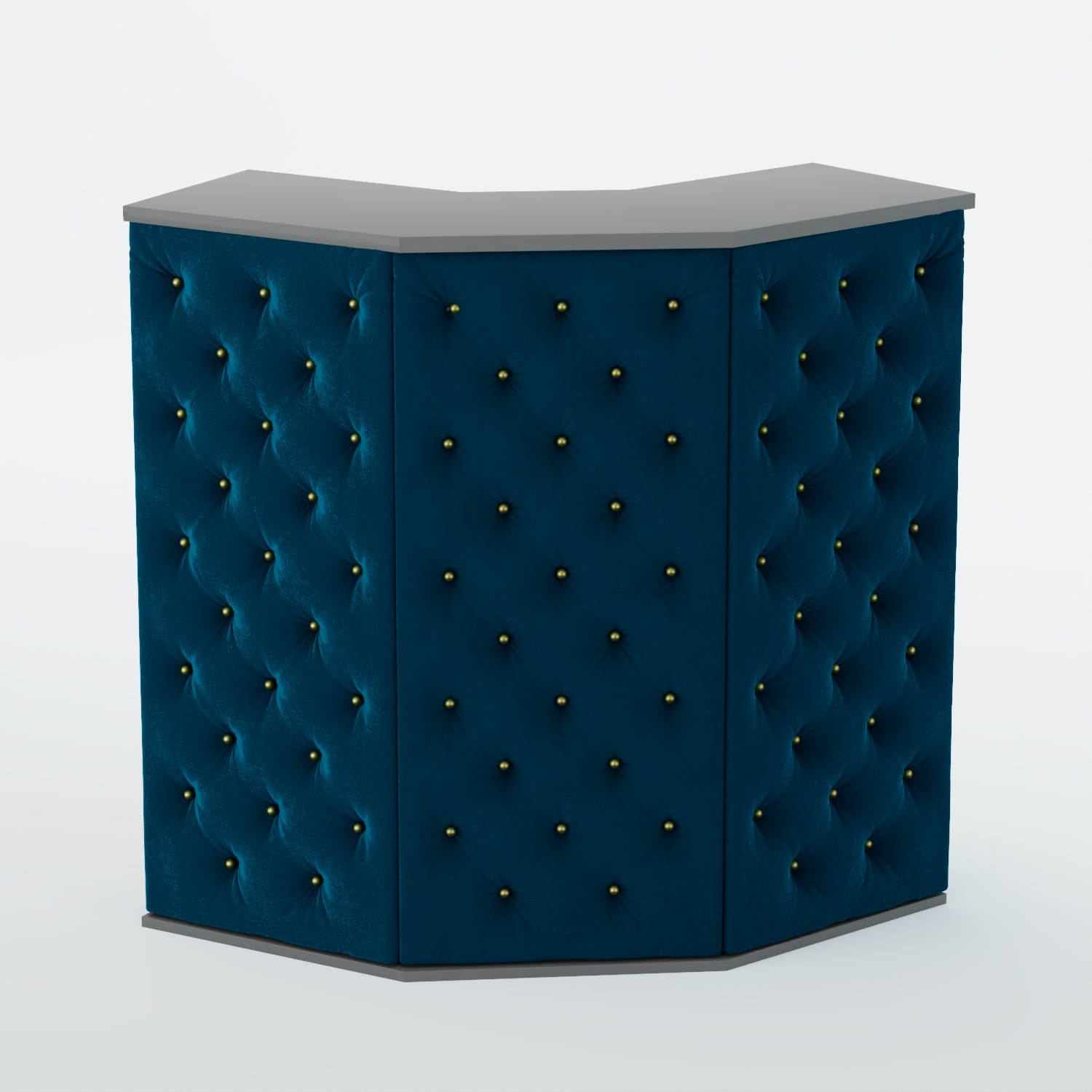 Ресепшен БАРОН №4 (карета золото) Темно-серый + 11 Blue