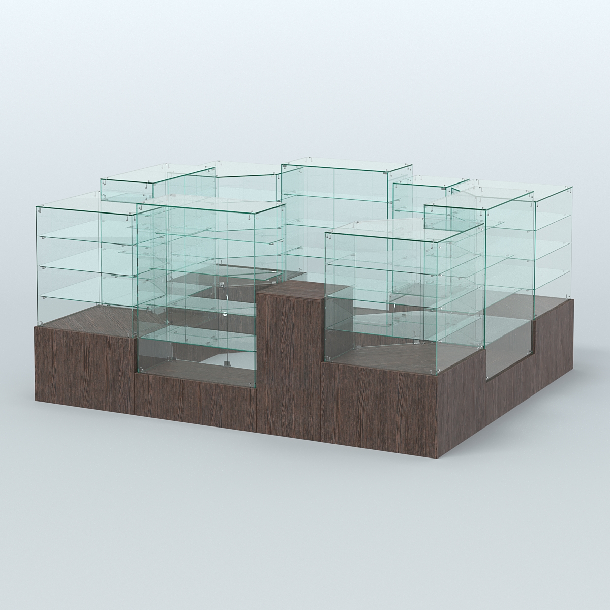 Павильон ИСТРА в центр зала №4а (закрытый) (7, 15 кв.м) Дуб Венге