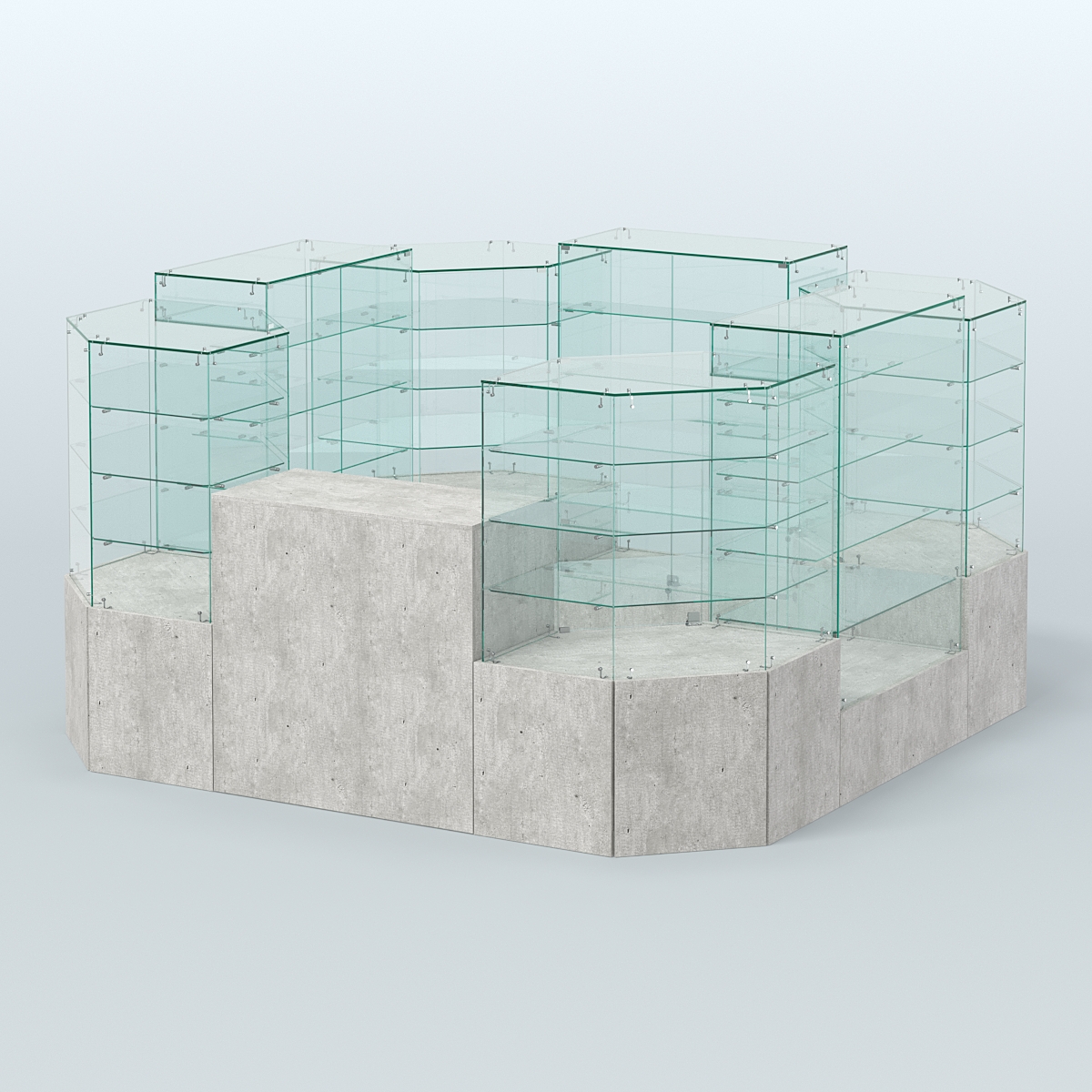 Павильон ИСТРА в центр зала №5а (закрытый) (6, 05 кв.м) Метрополитан Грей