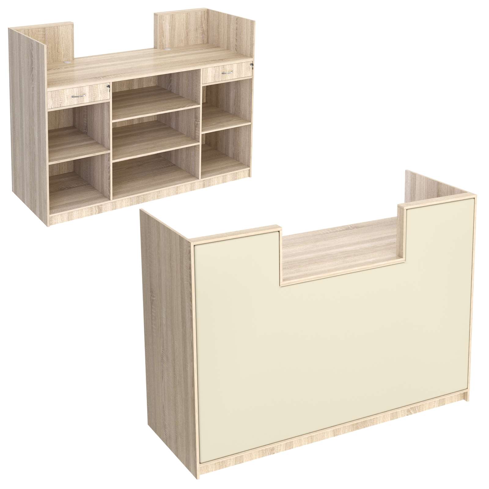 Ресепшен БАРОН №8 (ровная поверхность) Дуб сонома