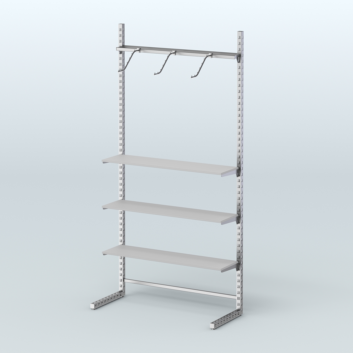 Система ЭЛЕГАНТ без ДСП №8 (1200 мм) Серый