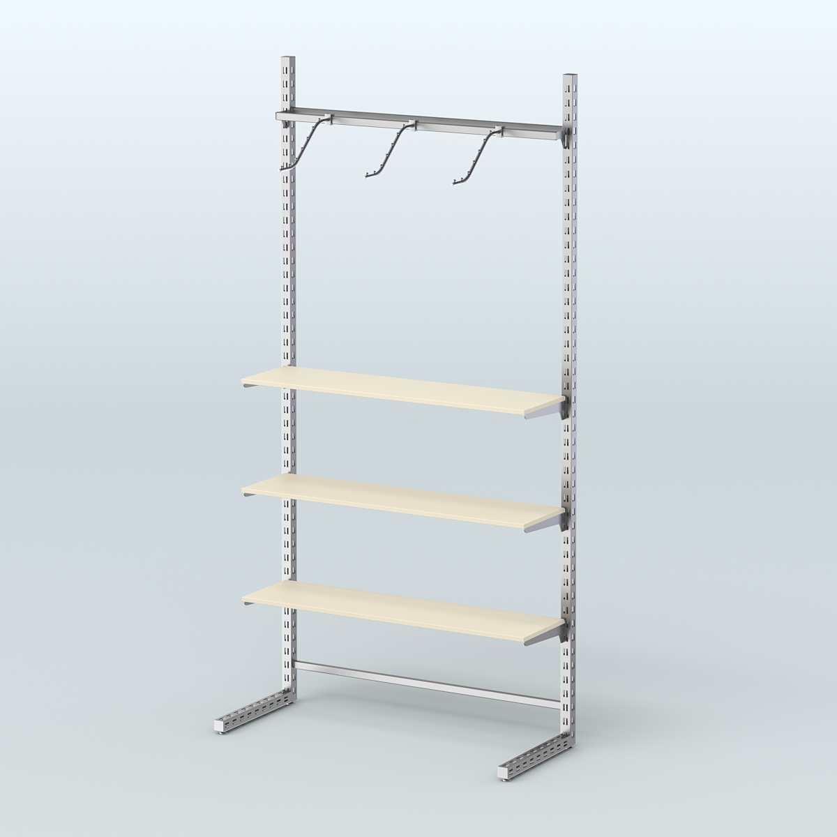 Система ЭЛЕГАНТ без ДСП №8 (1200 мм) Крем Вайс