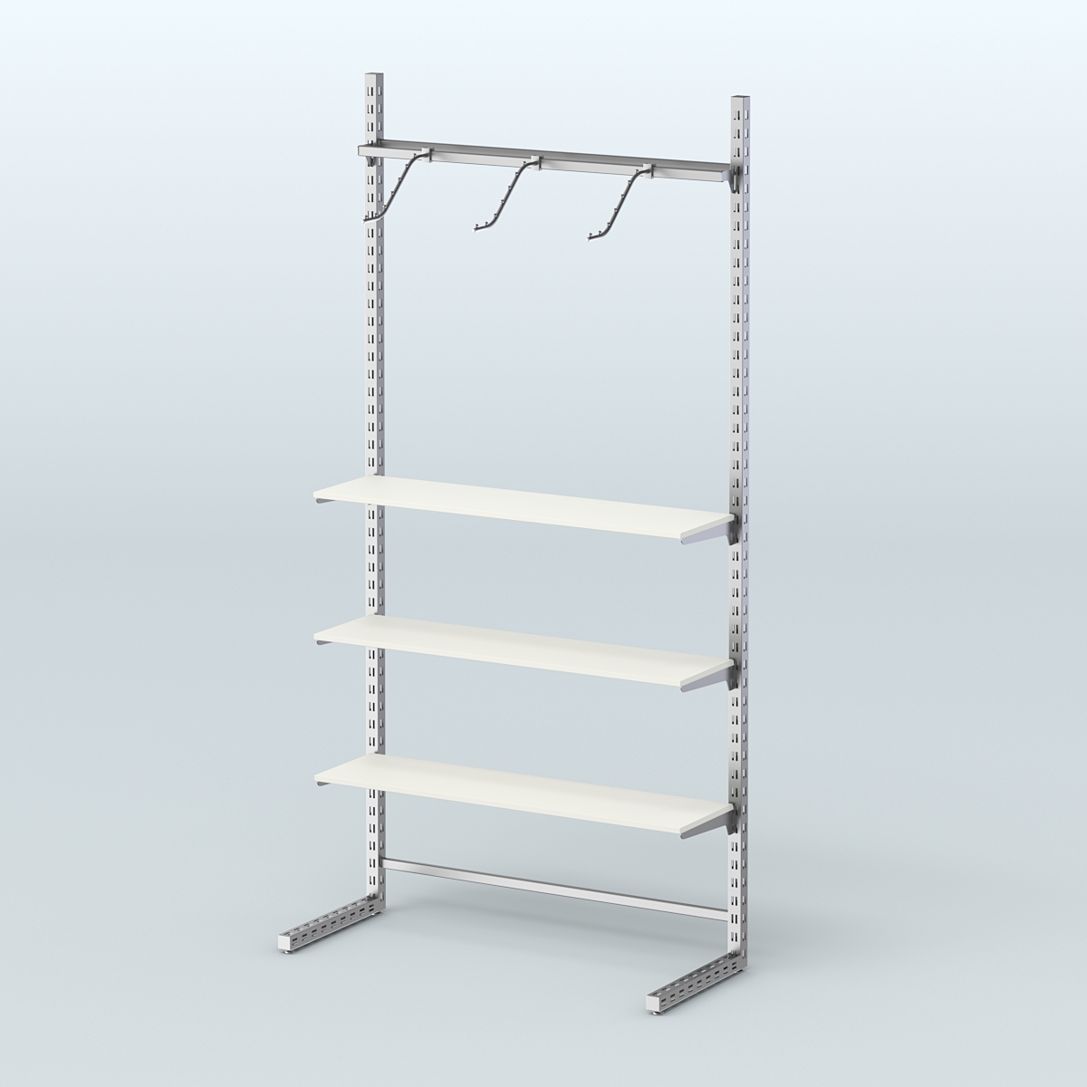 Система ЭЛЕГАНТ без ДСП №8 (1200 мм) Белый