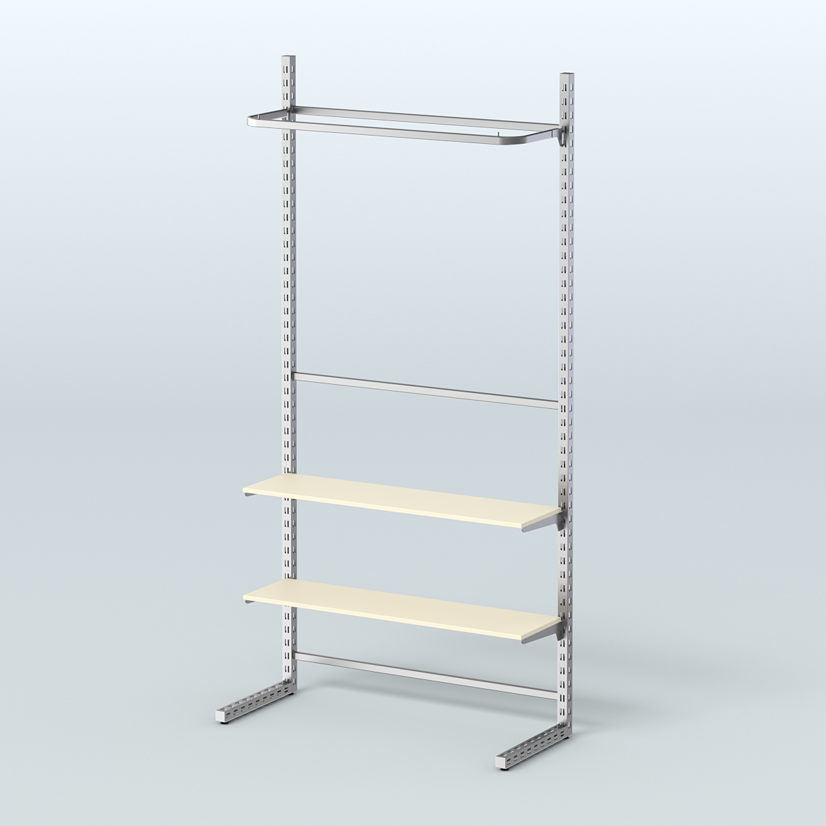 Система ЭЛЕГАНТ без ДСП №9 (1200 мм) Крем Вайс