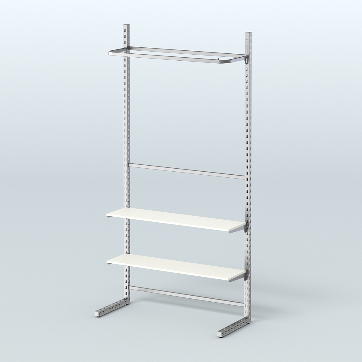 Система ЭЛЕГАНТ без ДСП №9 (1200 мм) Белый