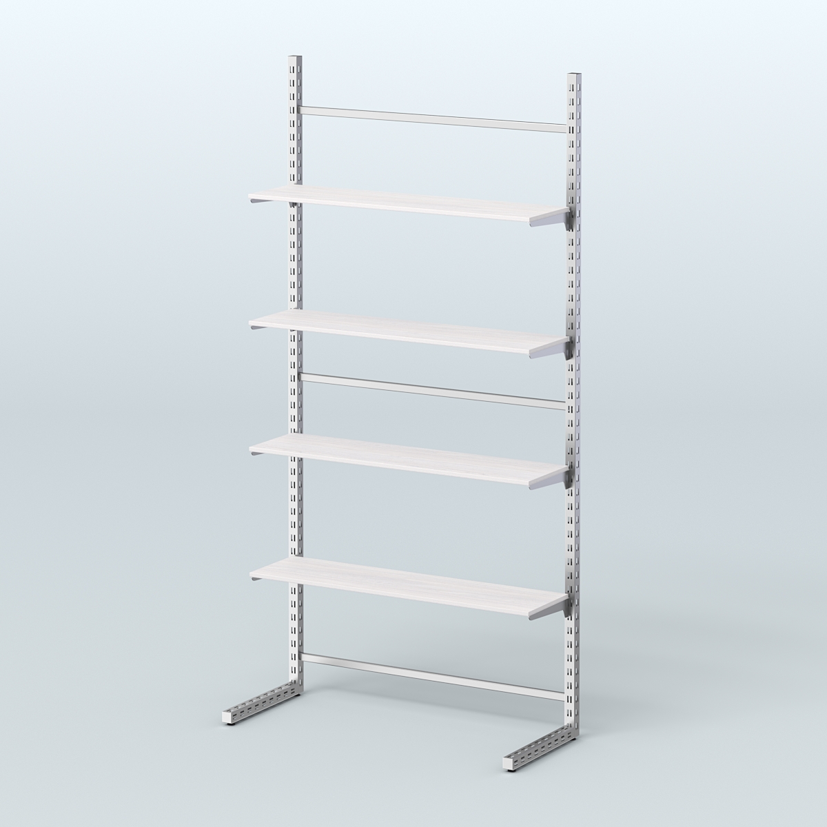 Система ЭЛЕГАНТ без ДСП №16 (1200 мм) Ясень Анкор светлый