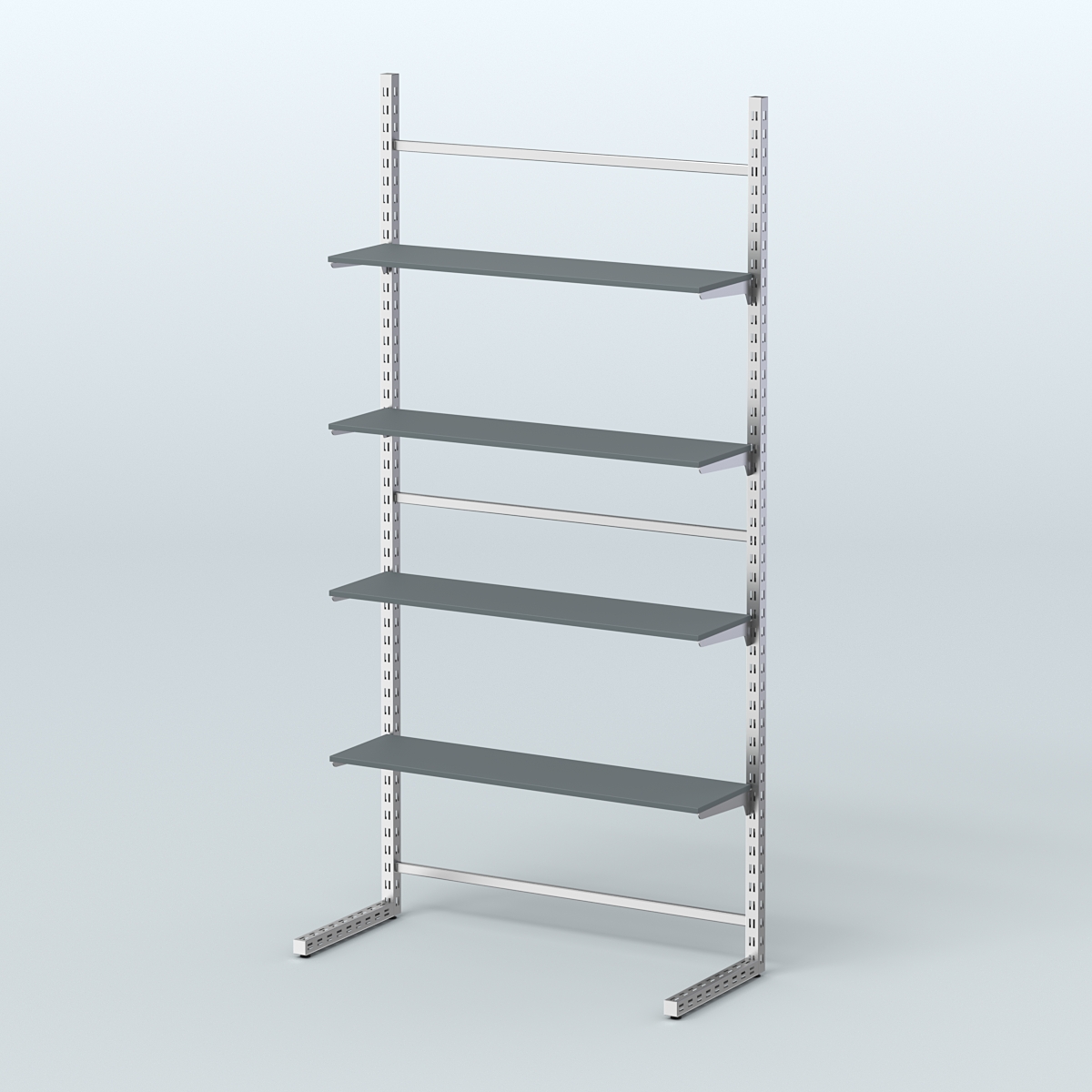 Система ЭЛЕГАНТ без ДСП №16 (1200 мм) Темно-Серый