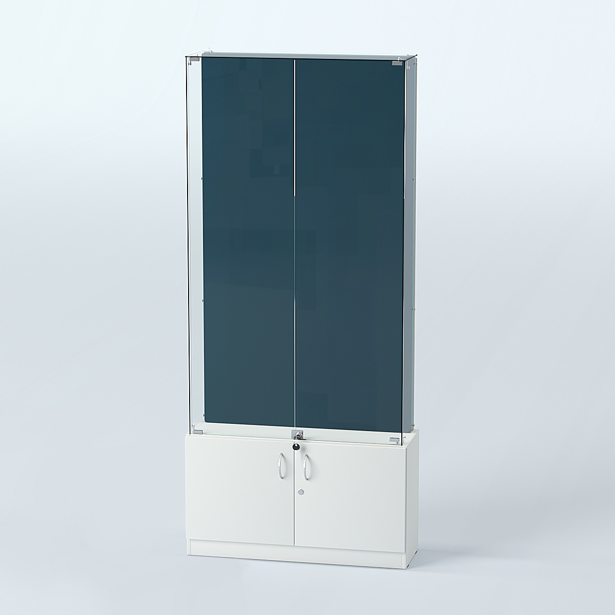 Витрина для медалей ИС-33-А (задняя стенка бархат) Белый