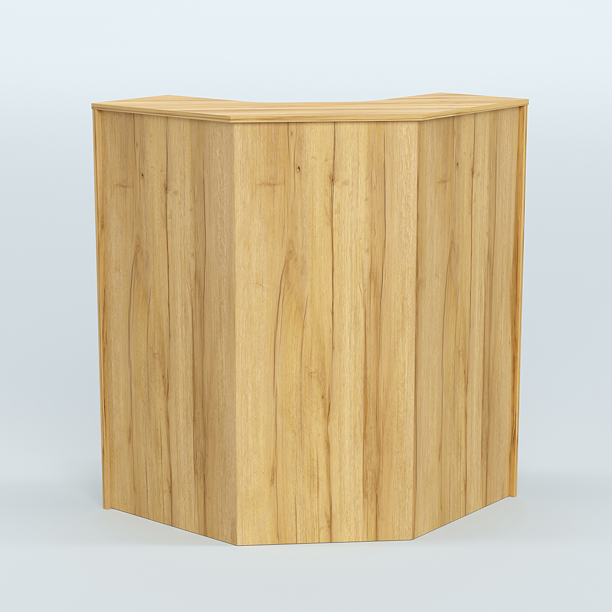 Ресепшен серии ПРАЙМ №3 угловой Дуб Золотистый