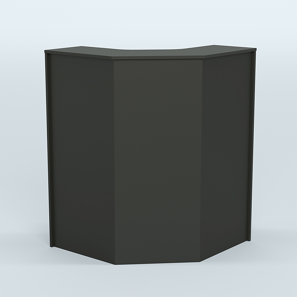 Ресепшен серии ПРАЙМ №3 угловой Черный