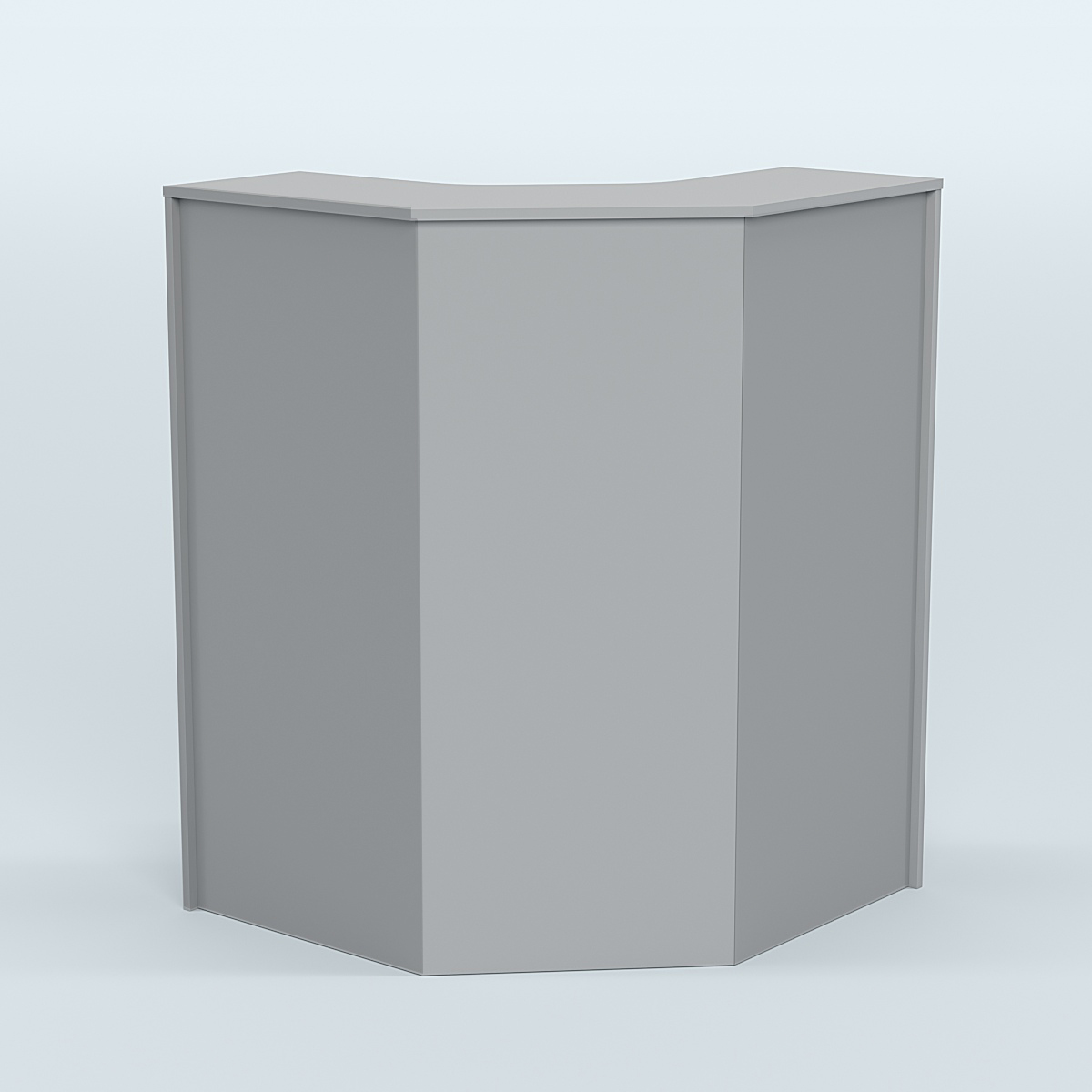 Ресепшен серии ПРАЙМ №3 угловой Серый