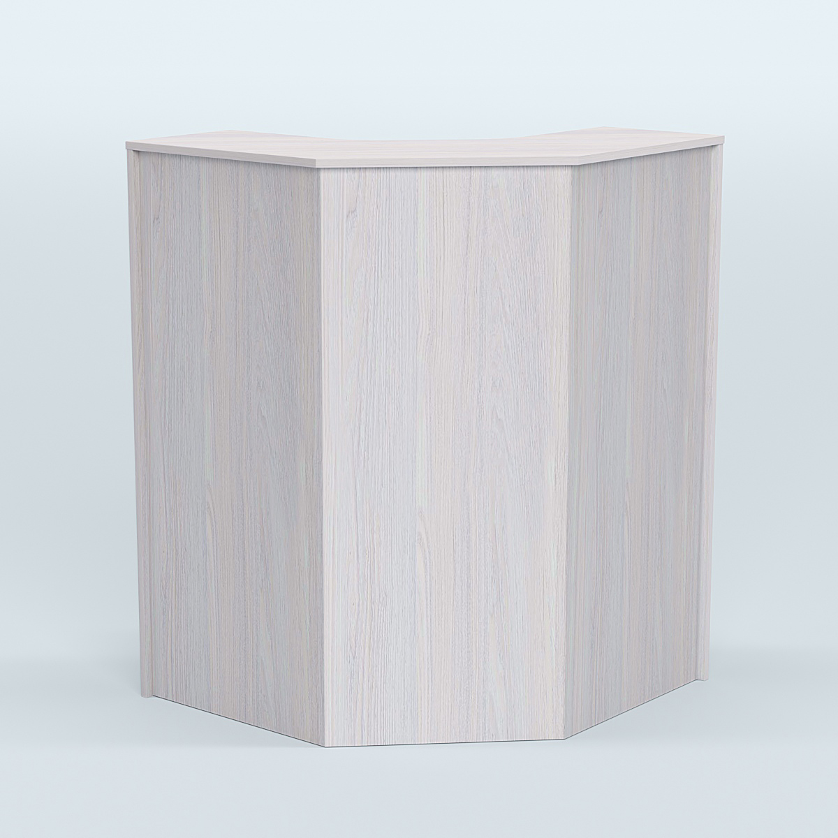 Ресепшен серии ПРАЙМ №3 угловой Ясень Анкор светлый