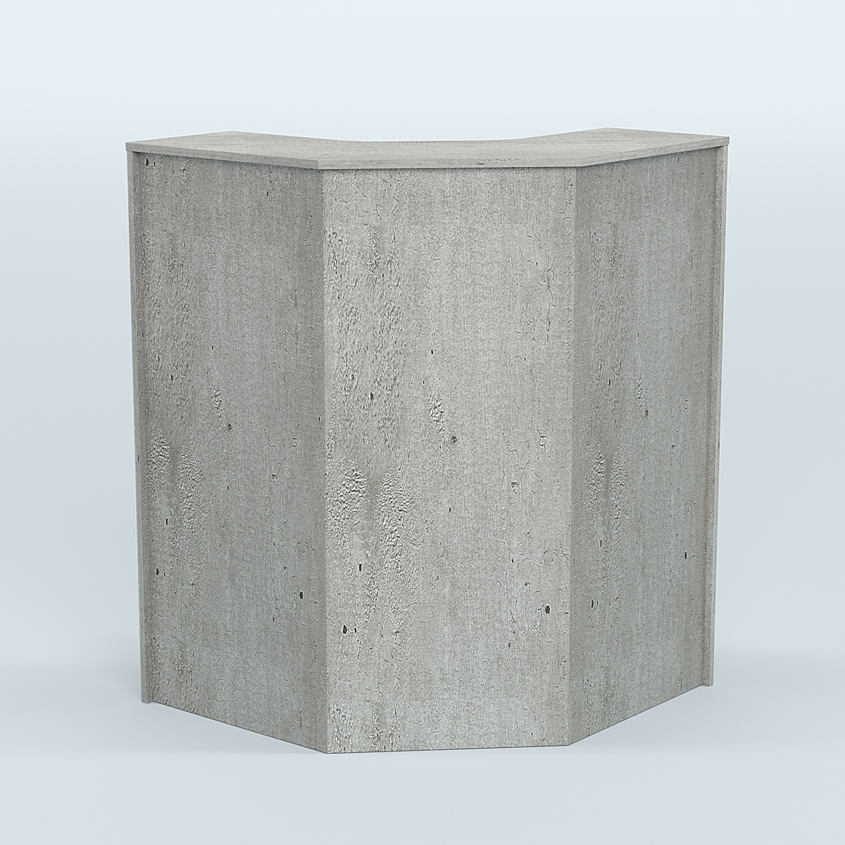 Ресепшен серии ПРАЙМ №3 угловой Метрополитан Грей