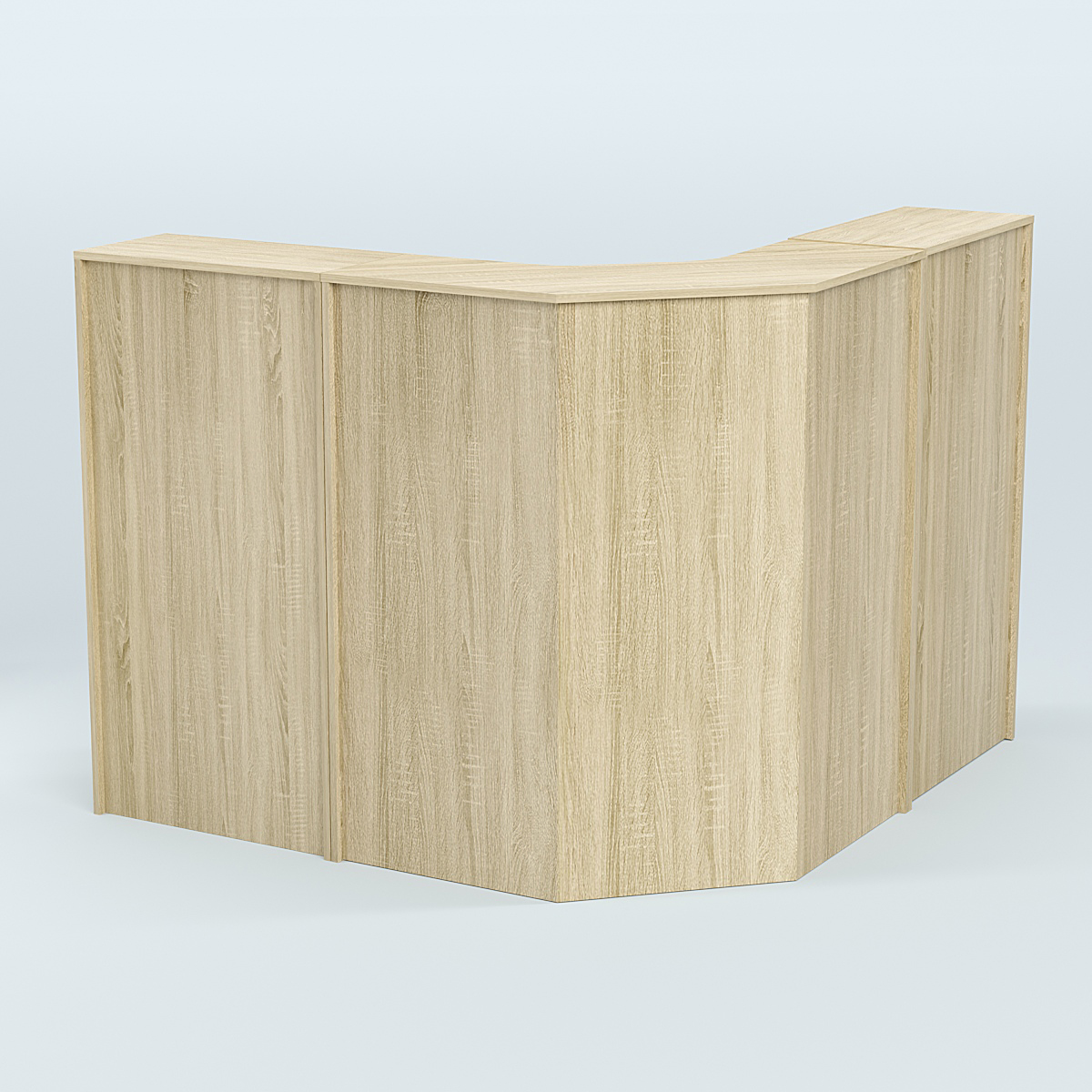 Ресепшен Г-образный серии ПРАЙМ №4 Дуб сонома