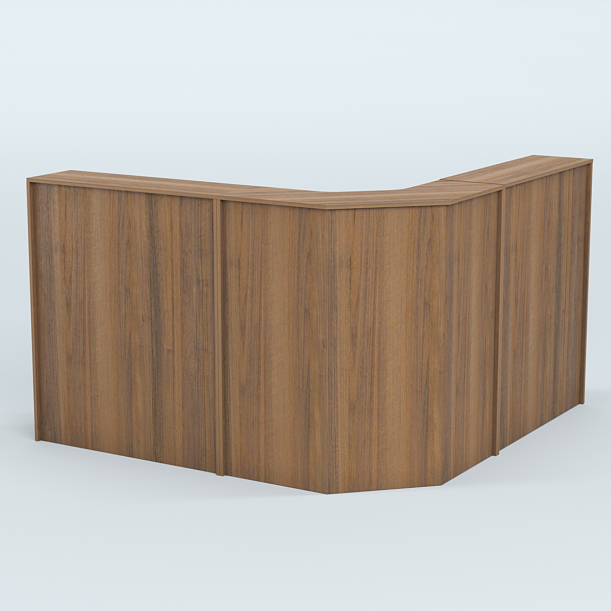 Ресепшен серии ПРАЙМ №5 угловой Орех