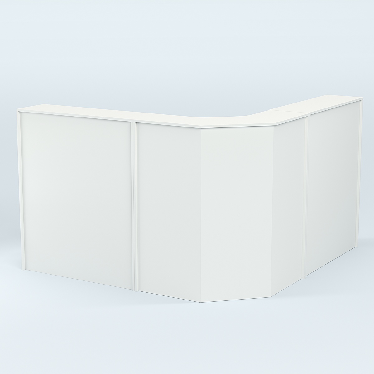 Ресепшен серии ПРАЙМ №5 угловой Белый