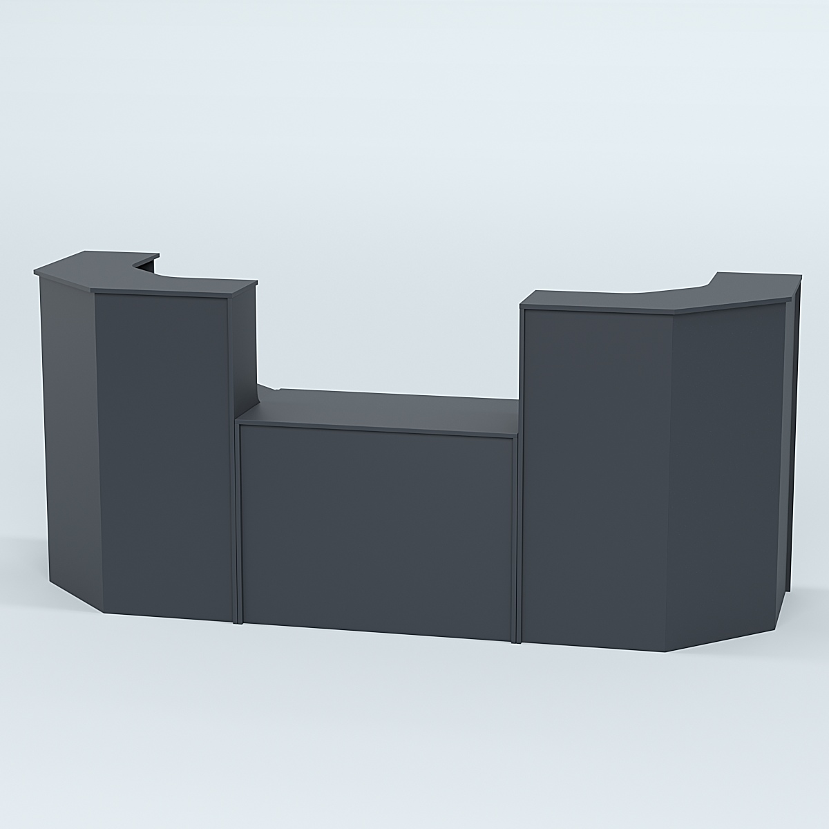 Ресепшен серии ПРАЙМ №7 со столом выдачи Антрацит