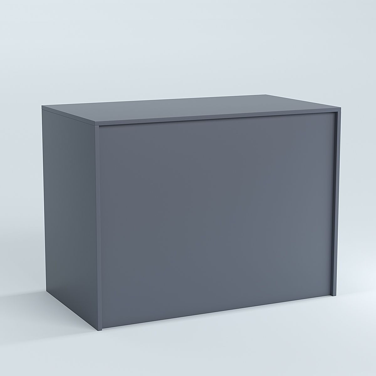 Стол-ресепшен серии ПРАЙМ №1 Темно-Серый