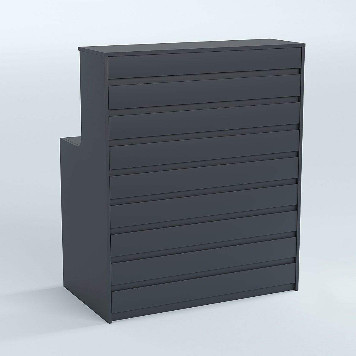 Ресепшен серии ПРАЙМ №1А Антрацит