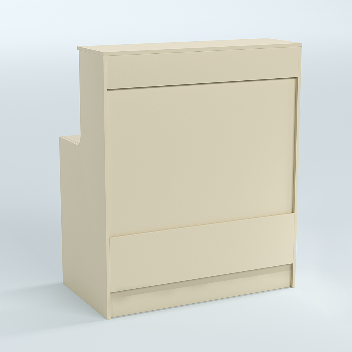 Ресепшен серии ПРАЙМ №1Б Крем Вайс