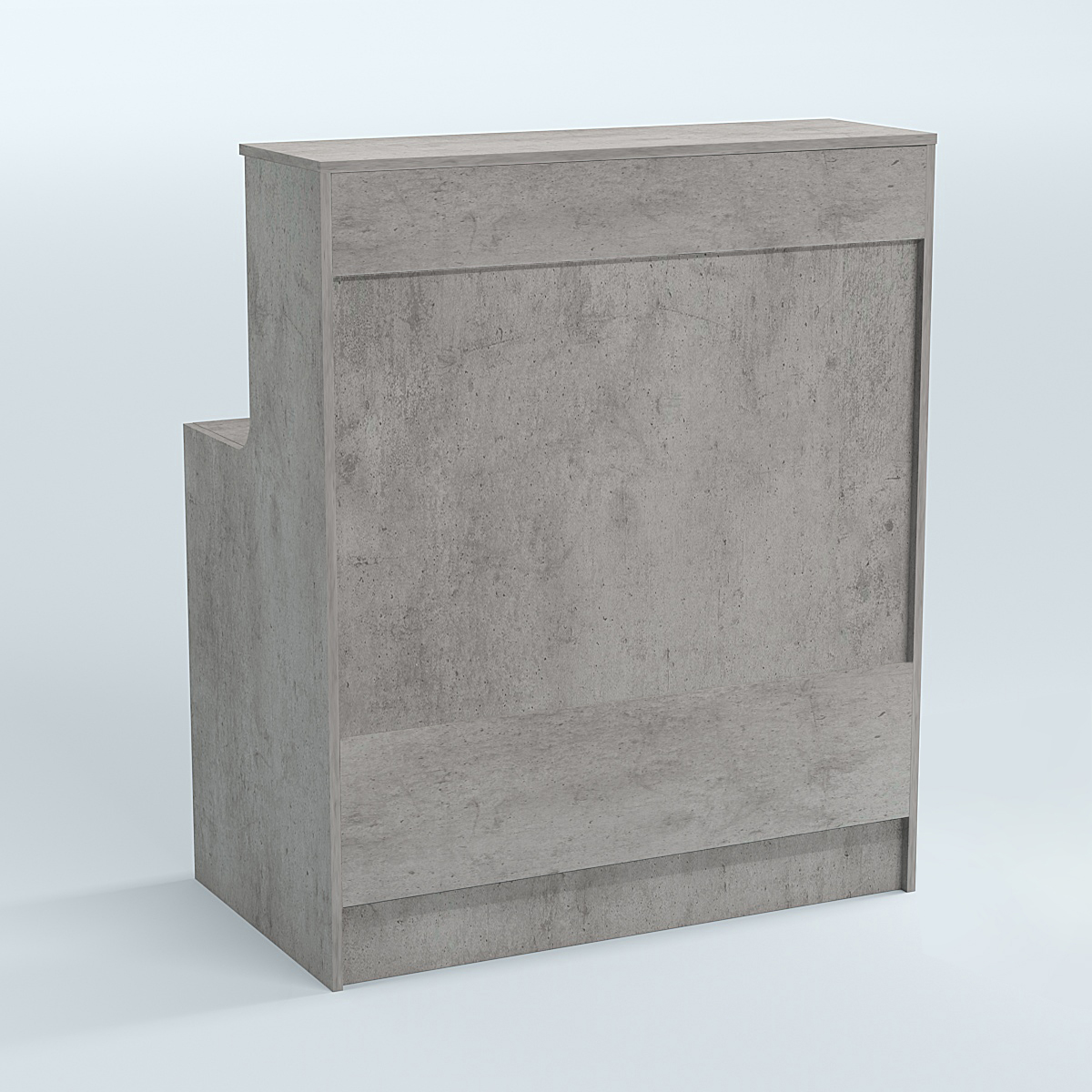 Ресепшен серии ПРАЙМ №1Б Бетон Чикаго светло-серый F186 ST9