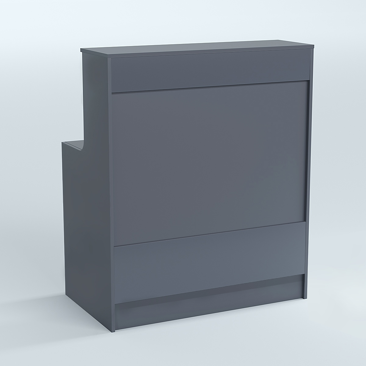 Ресепшен серии ПРАЙМ №1Б Темно-Серый