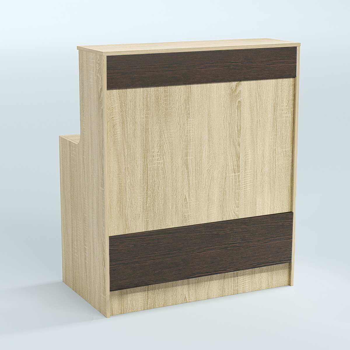 Ресепшен серии ПРАЙМ №1Б Дуб Сонома + Дуб Венге