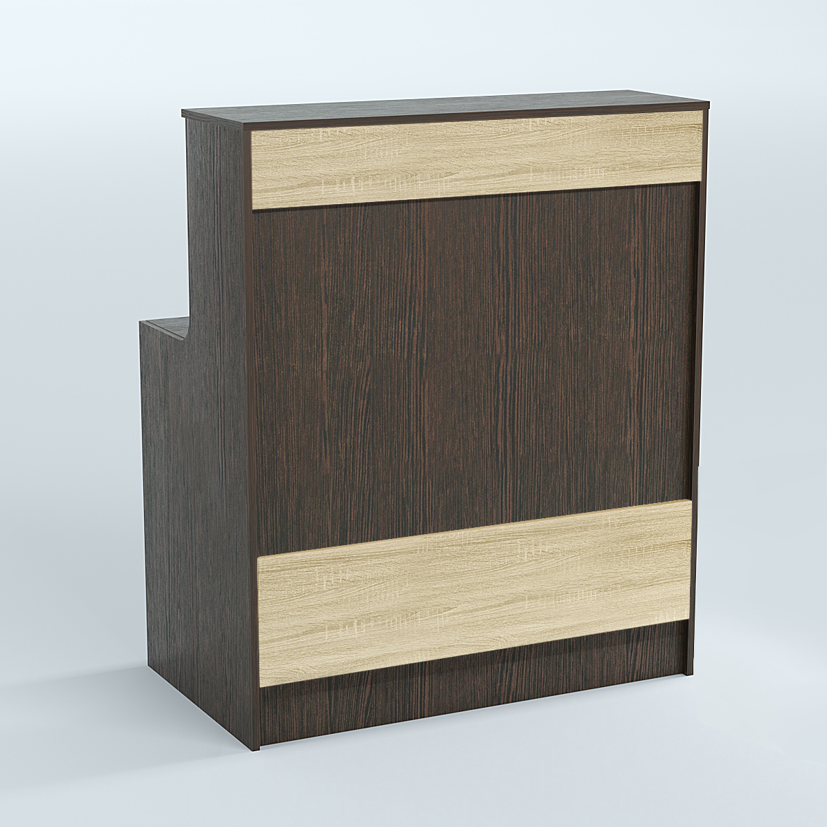 Ресепшен серии ПРАЙМ №1Б Дуб Венге + Дуб Сонома