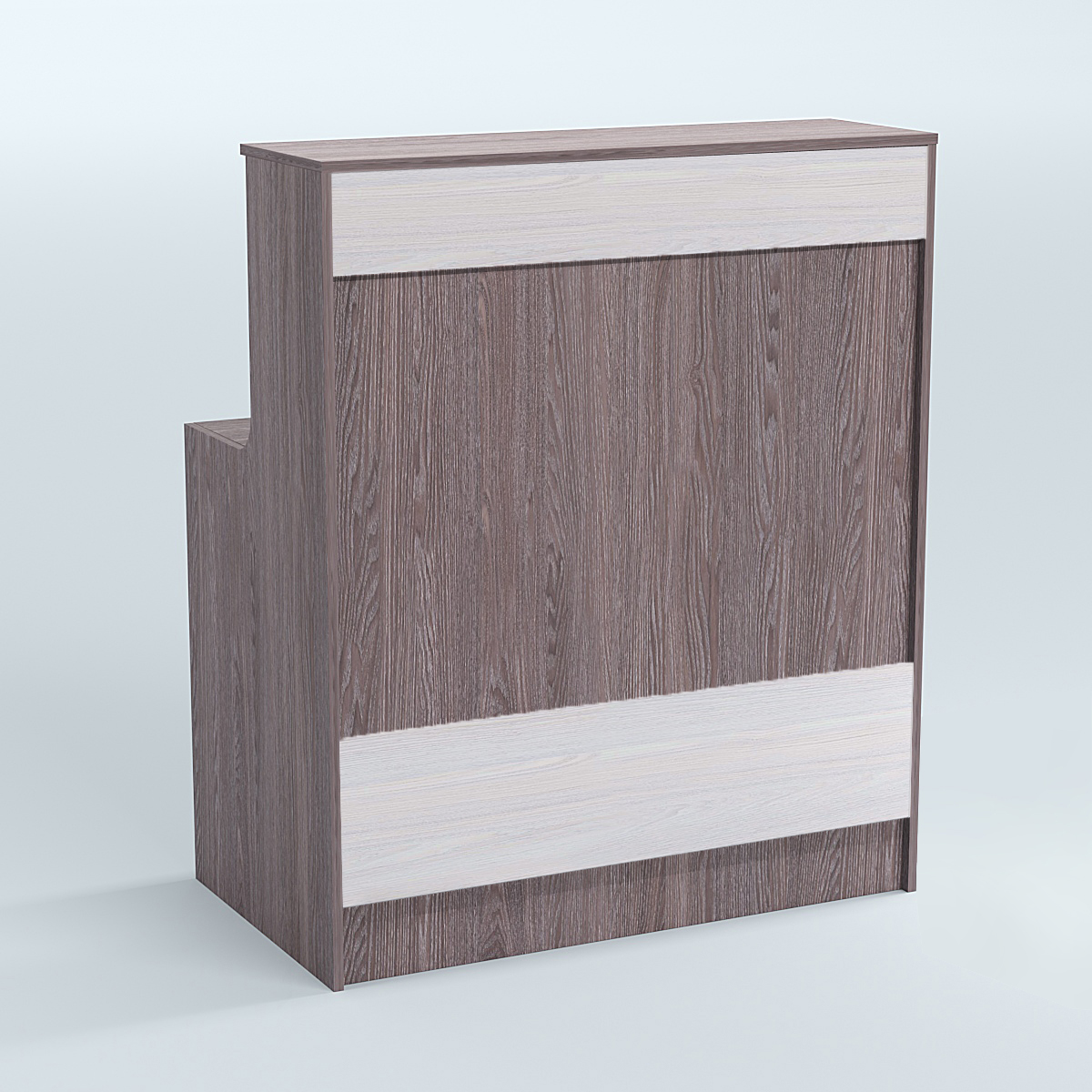 Ресепшен серии ПРАЙМ №1Б Ясень Анкор темный + Ясень Анкор светлый