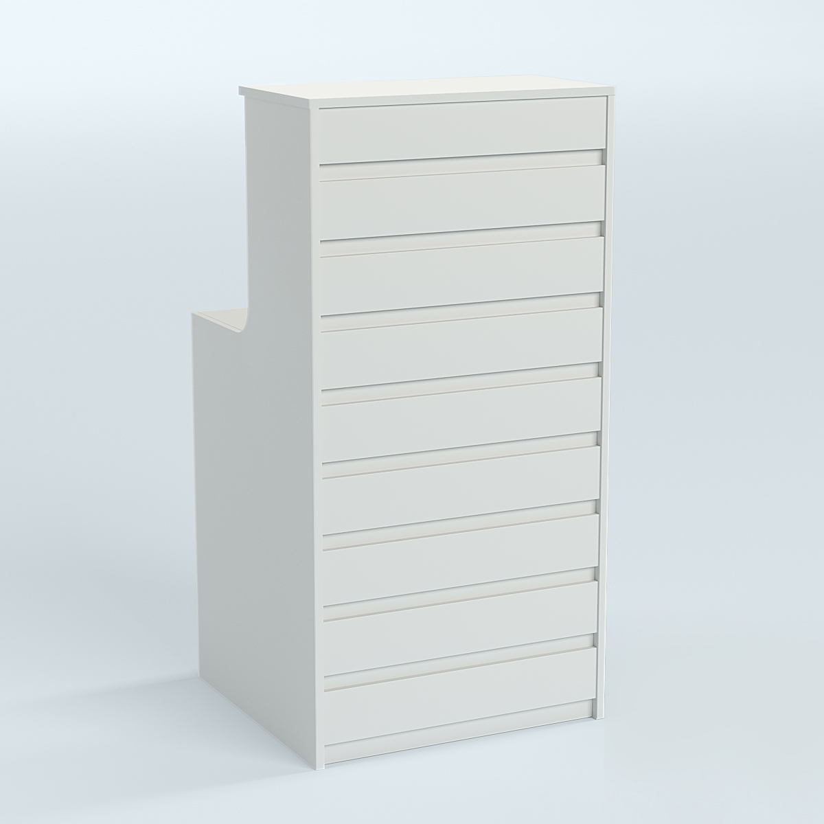 Ресепшен серии ПРАЙМ №2А Белый