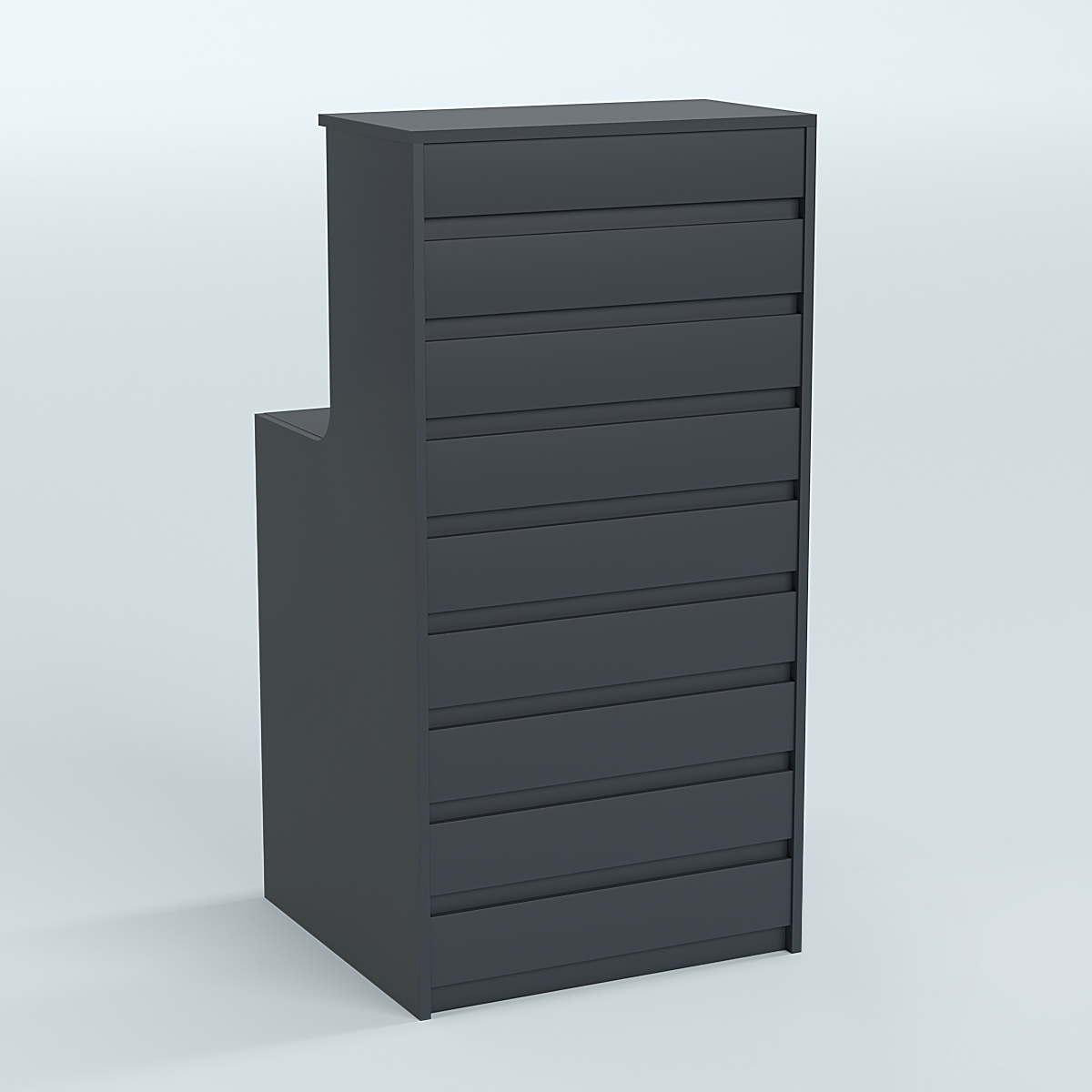 Ресепшен серии ПРАЙМ №2А Антрацит