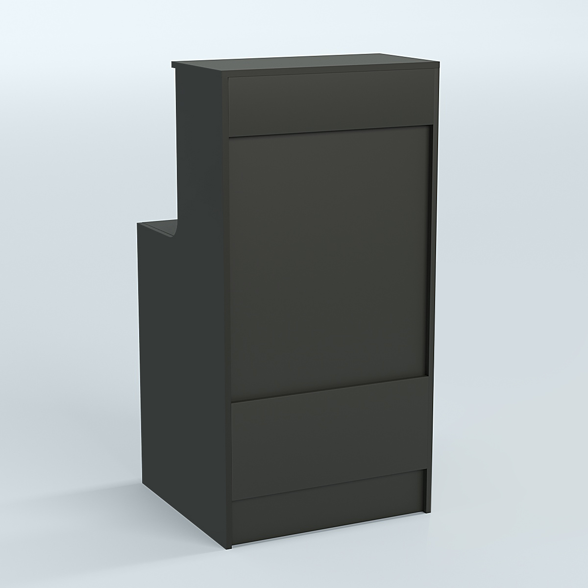 Ресепшен серии ПРАЙМ №2Б Черный