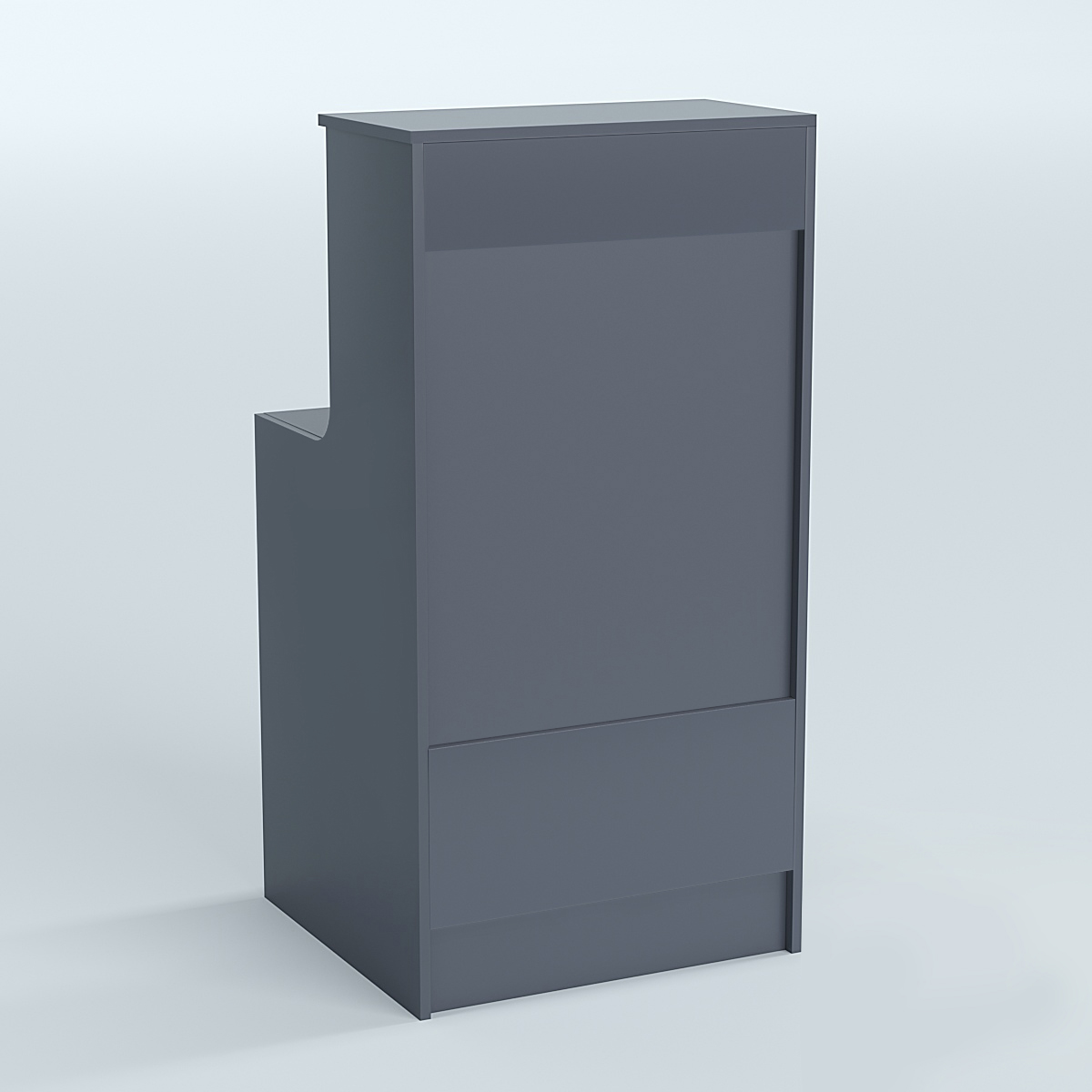 Ресепшен серии ПРАЙМ №2Б Темно-Серый