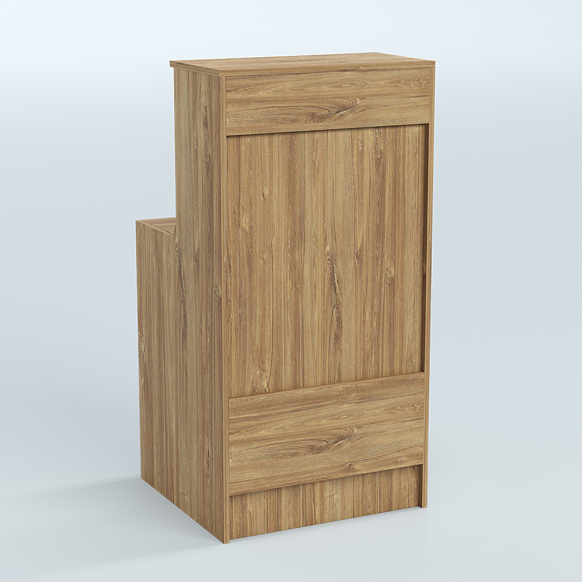 Ресепшен серии ПРАЙМ №2Б Дуб Канзас коричневый