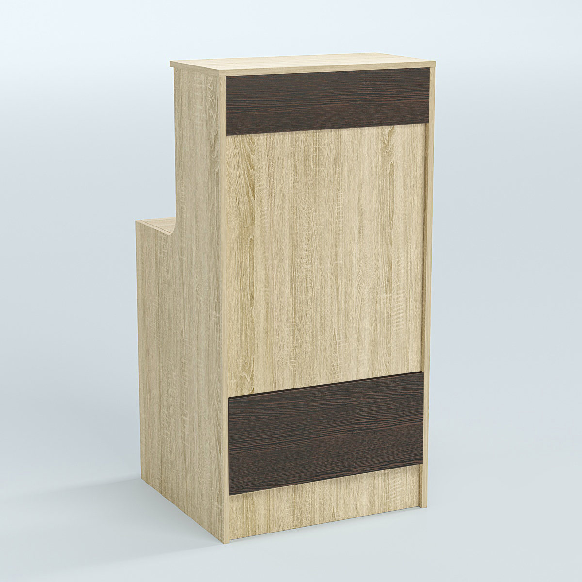 Ресепшен серии ПРАЙМ №2Б Дуб Сонома + Дуб Венге