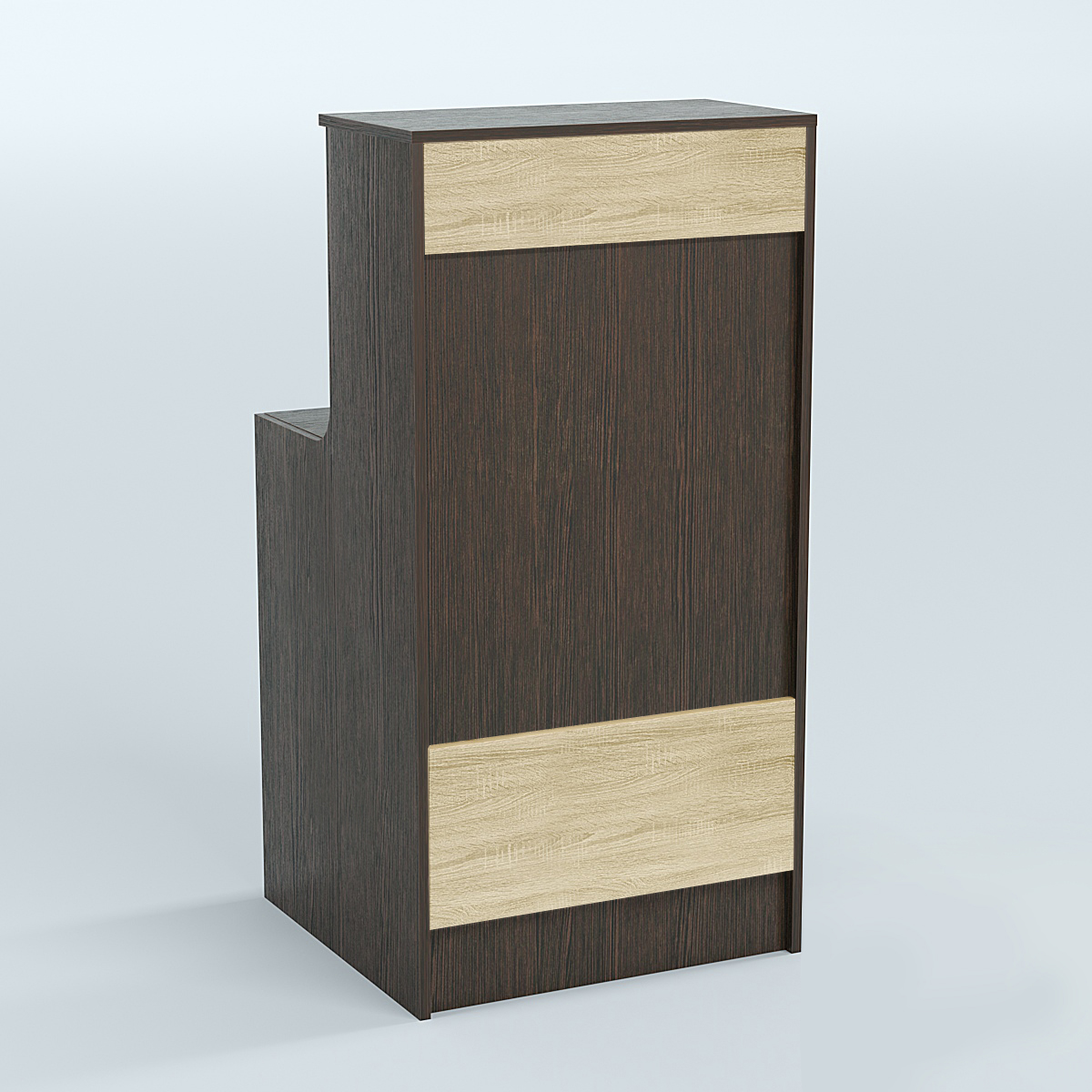 Ресепшен серии ПРАЙМ №2Б Дуб Венге + Дуб Сонома