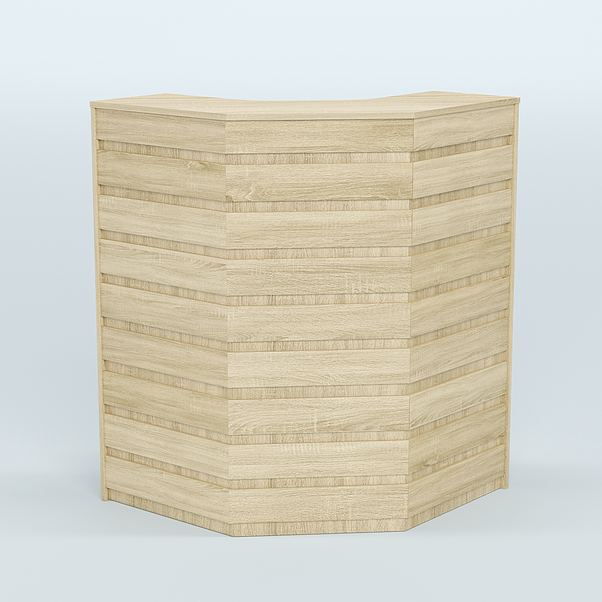 Ресепшен серии ПРАЙМ №3А угловой Дуб сонома