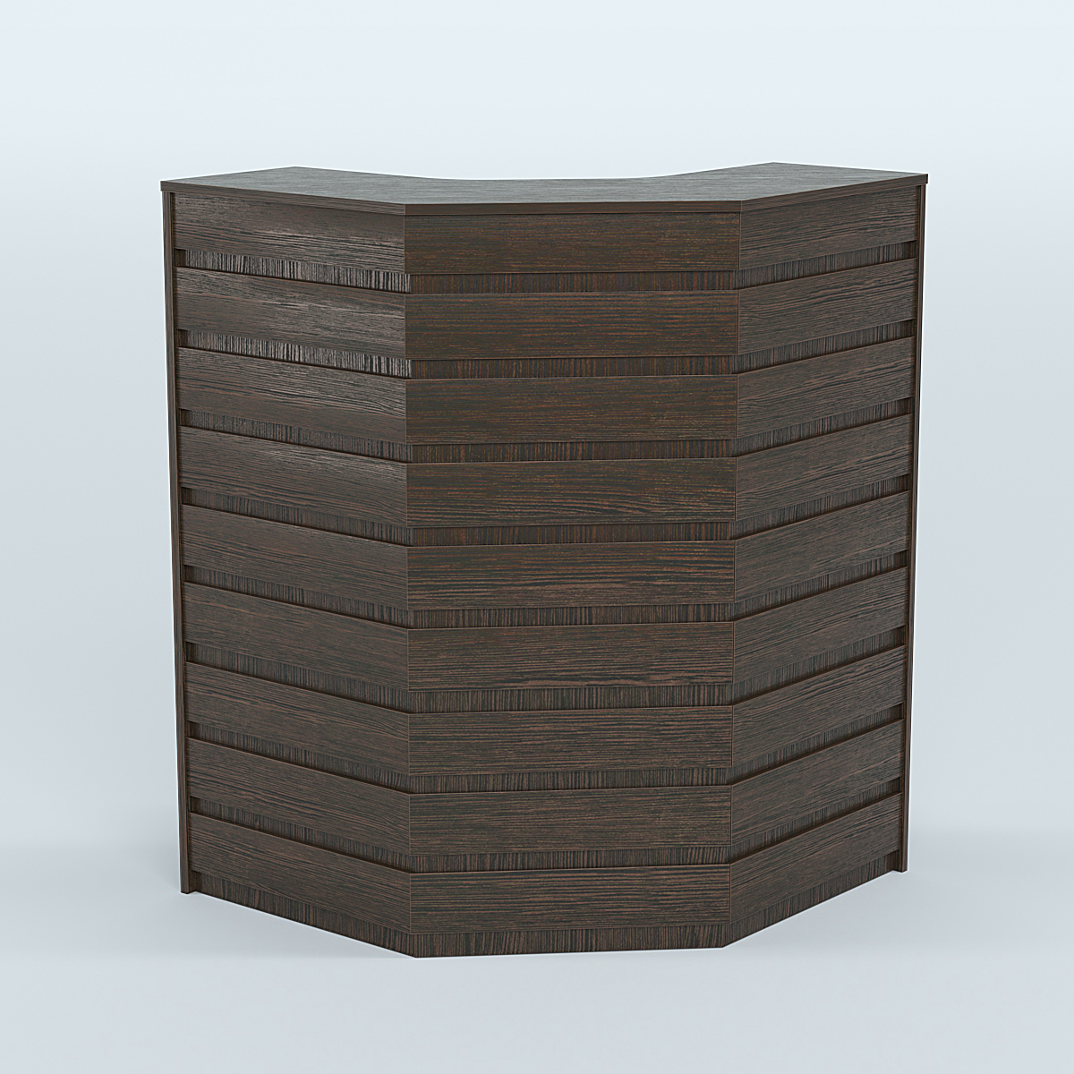 Ресепшен серии ПРАЙМ №3А угловой Дуб Венге