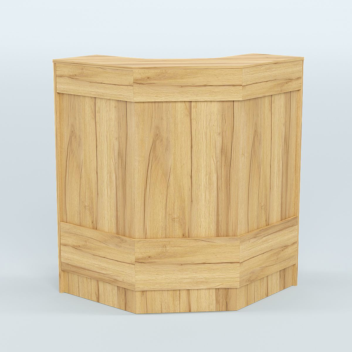 Ресепшен серии ПРАЙМ №3Б угловой Дуб Золотистый