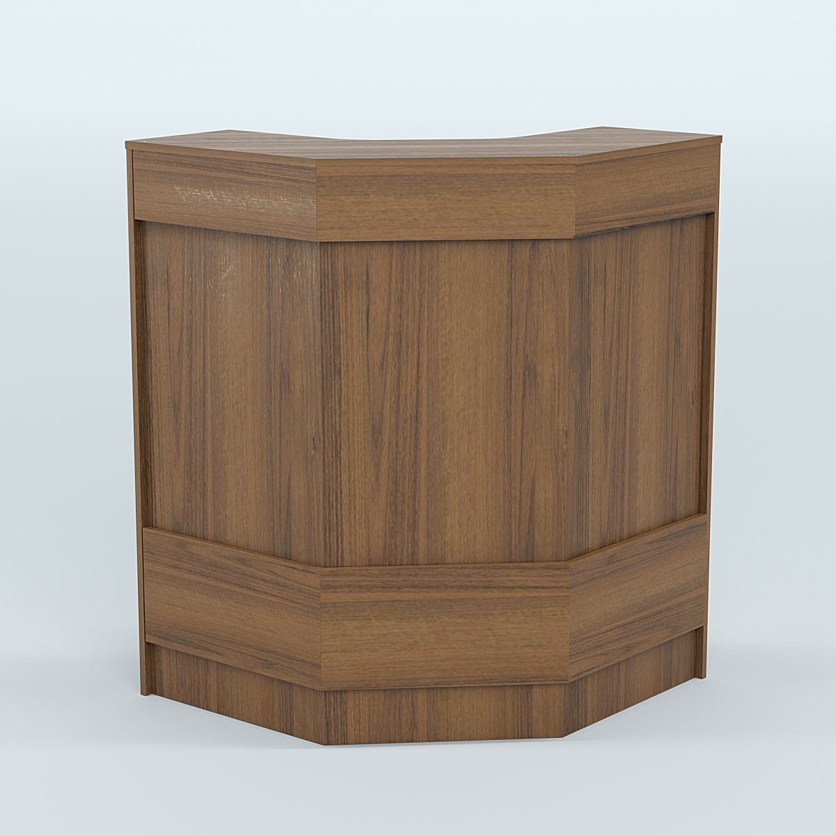 Ресепшен серии ПРАЙМ №3Б угловой Орех