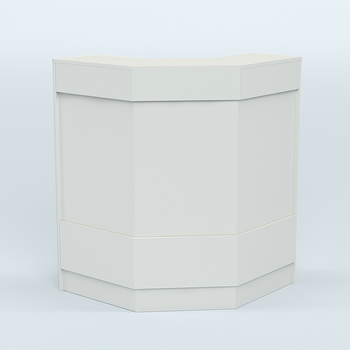 Ресепшен серии ПРАЙМ №3Б угловой Белый