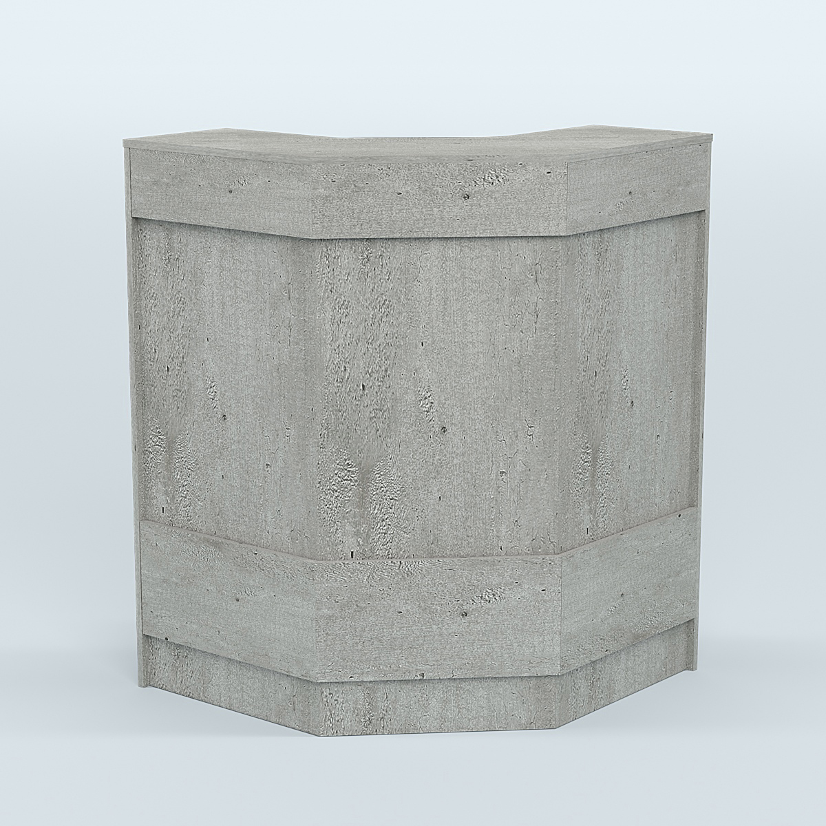 Ресепшен серии ПРАЙМ №3Б угловой Метрополитан Грей