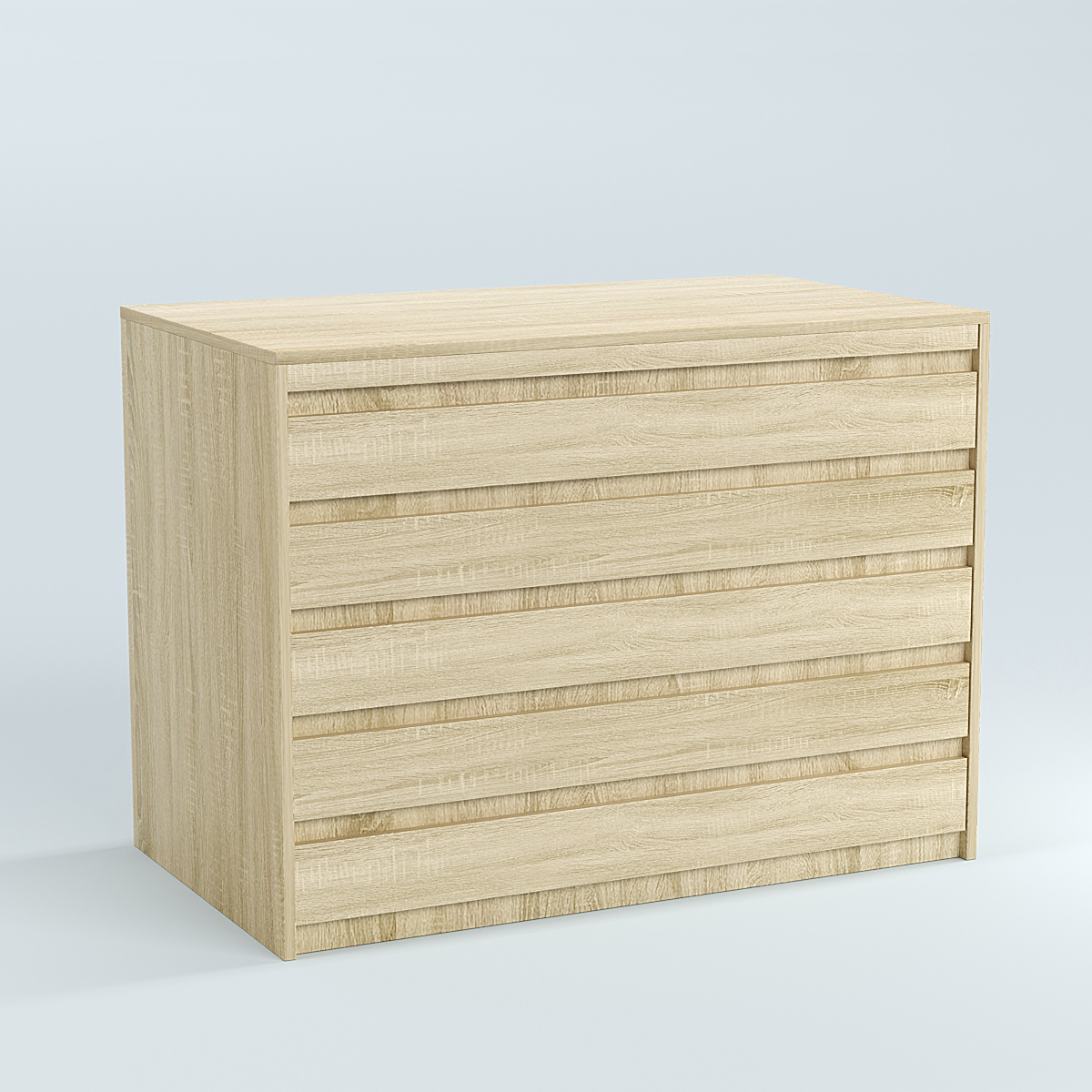 Стол-ресепшен серии ПРАЙМ №1А Дуб сонома