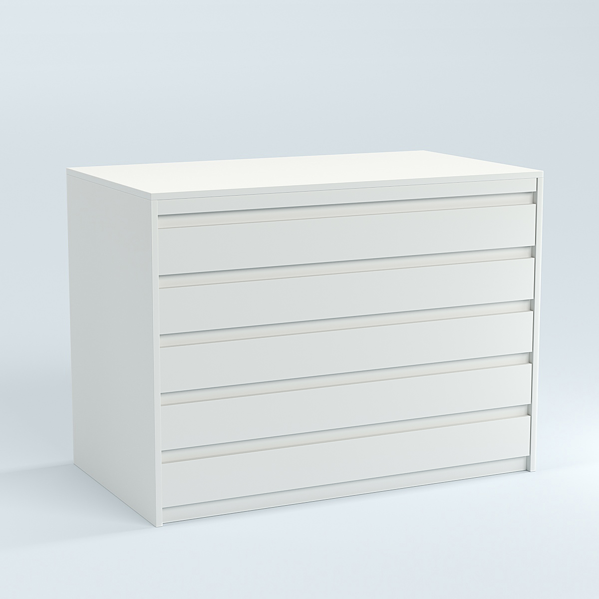 Стол-ресепшен серии ПРАЙМ №1А Белый