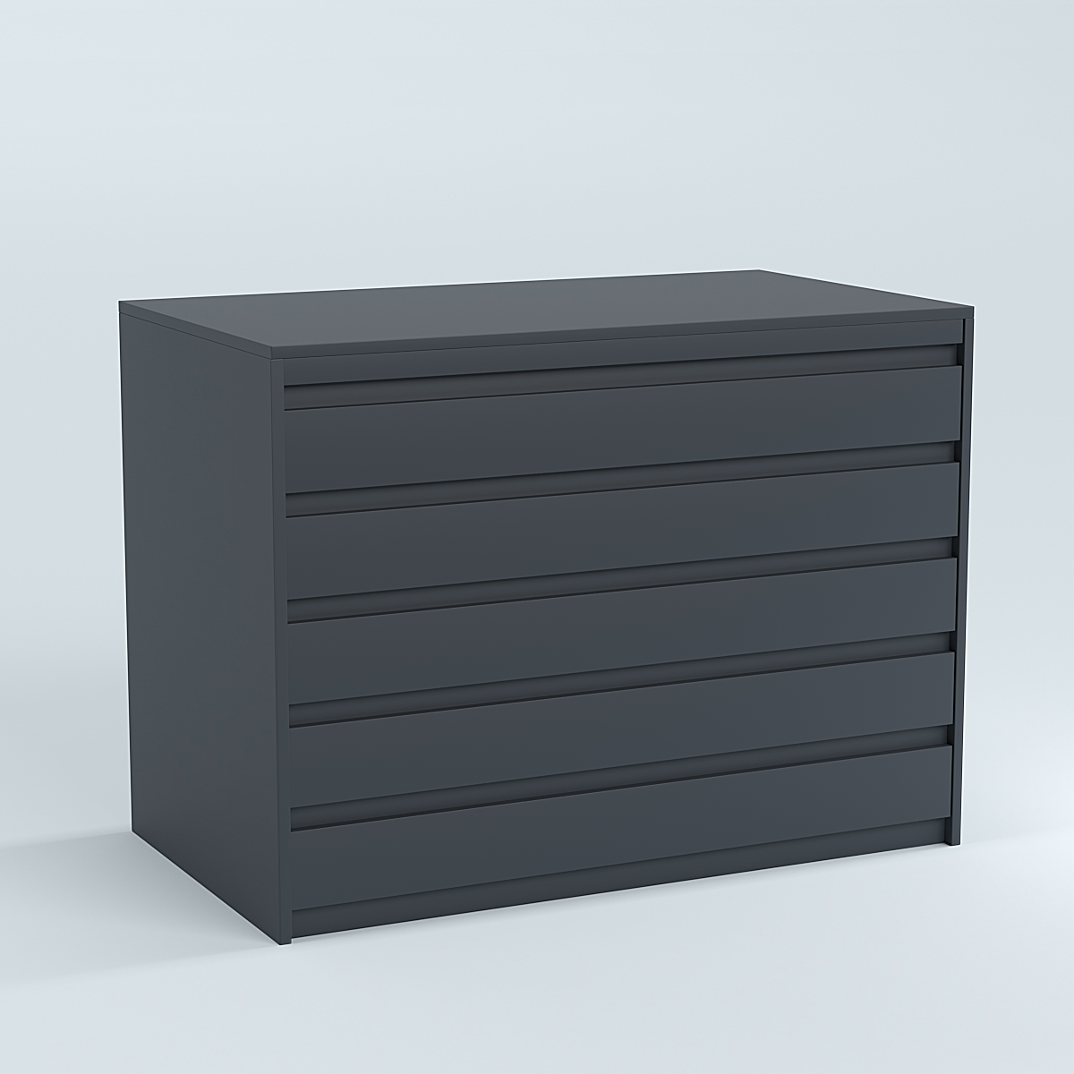 Стол-ресепшен серии ПРАЙМ №1А Антрацит