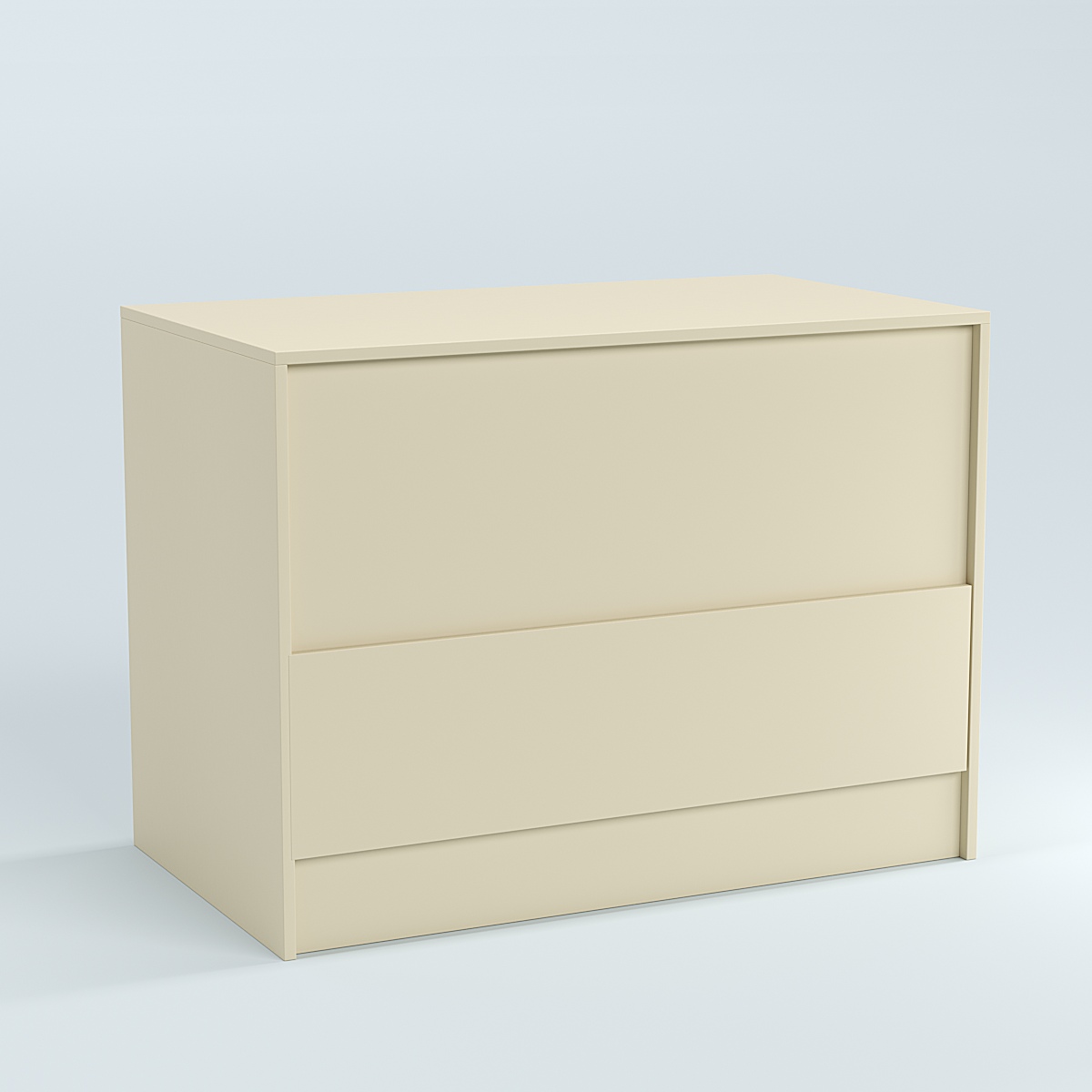 Стол-ресепшен серии ПРАЙМ №1Б Крем Вайс