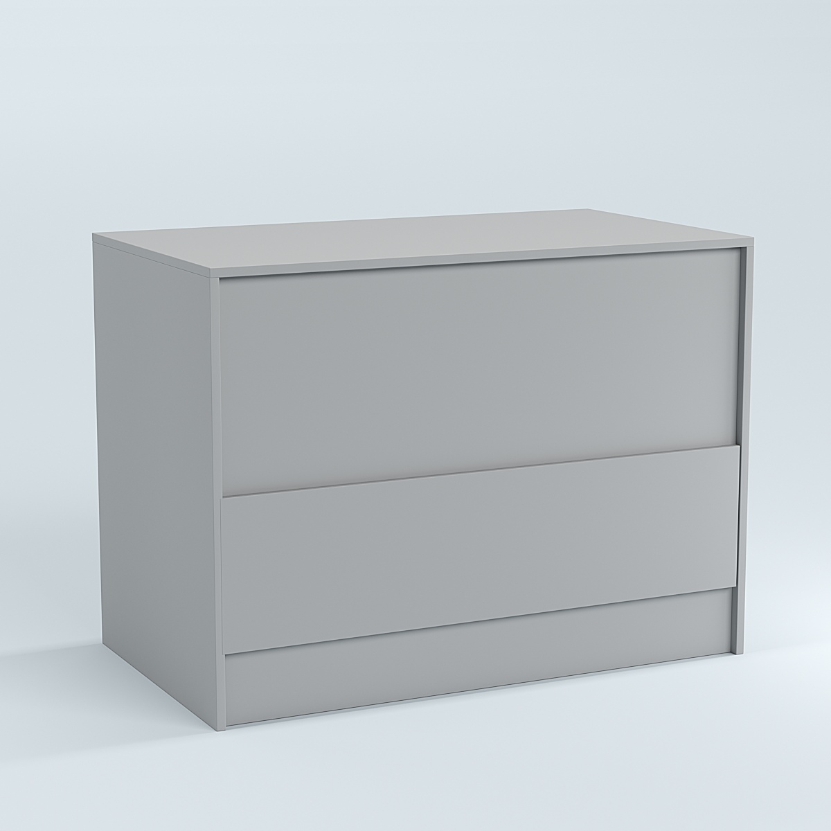 Стол-ресепшен серии ПРАЙМ №1Б Серый