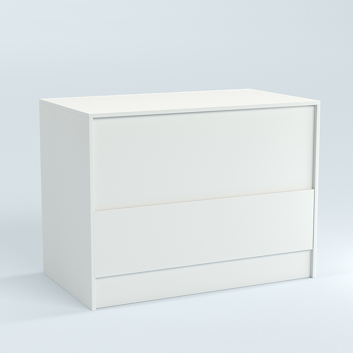 Стол-ресепшен серии ПРАЙМ №1Б Белый