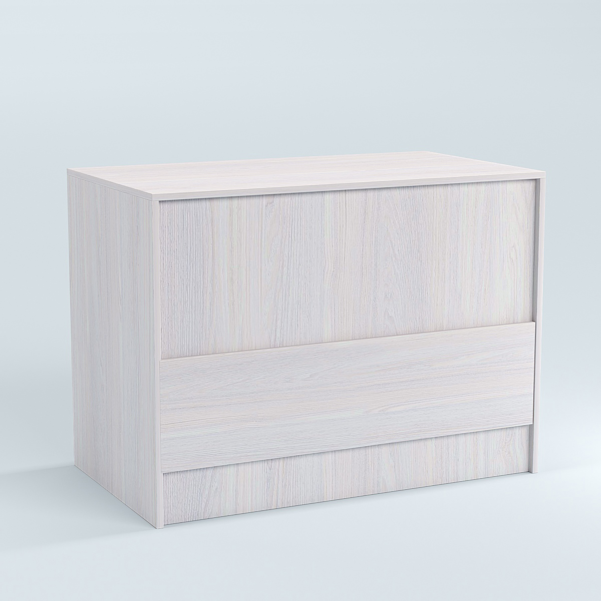 Стол-ресепшен серии ПРАЙМ №1Б Ясень Анкор светлый